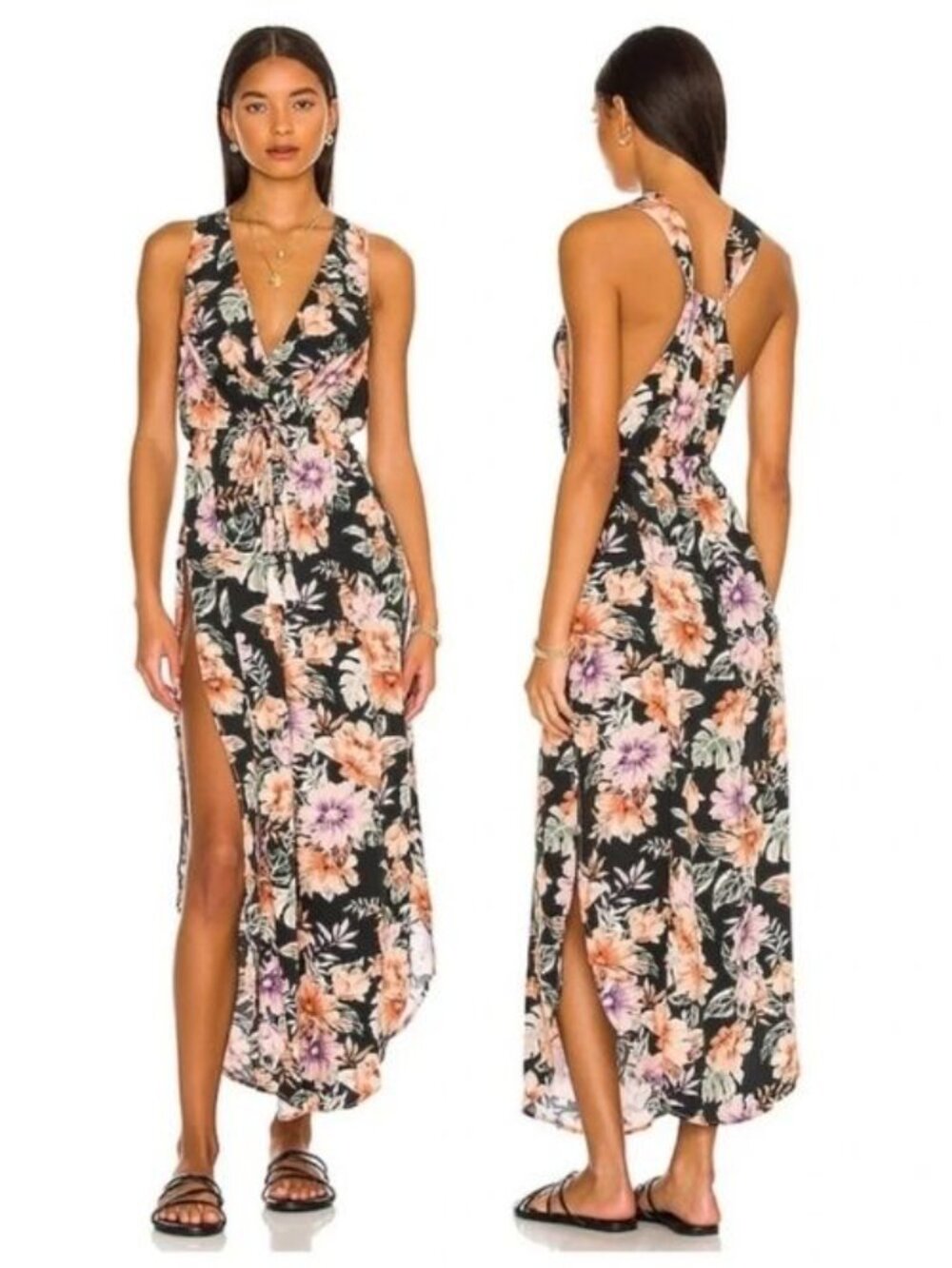 L*Space Kenzie Coverup Dress in Forget Me Not Floral